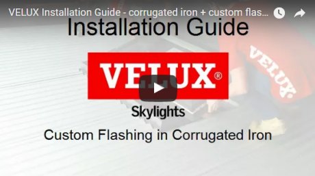 custom flashing installation guide video - corrugated iron